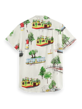 SCOTCH AND SODA Viscose All Over Printed Shirt at Gravity NYC